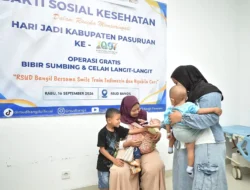 RSUD Bangil Gelar Baksos Operasi Bibir Sumbing ABUS dan Pemeriksaan BMD