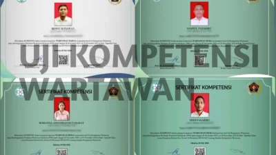 24 Wartawan Probolinggo Raih Sertifikat UKW, Jumlah Kompeten Nasional Capai 20.934
