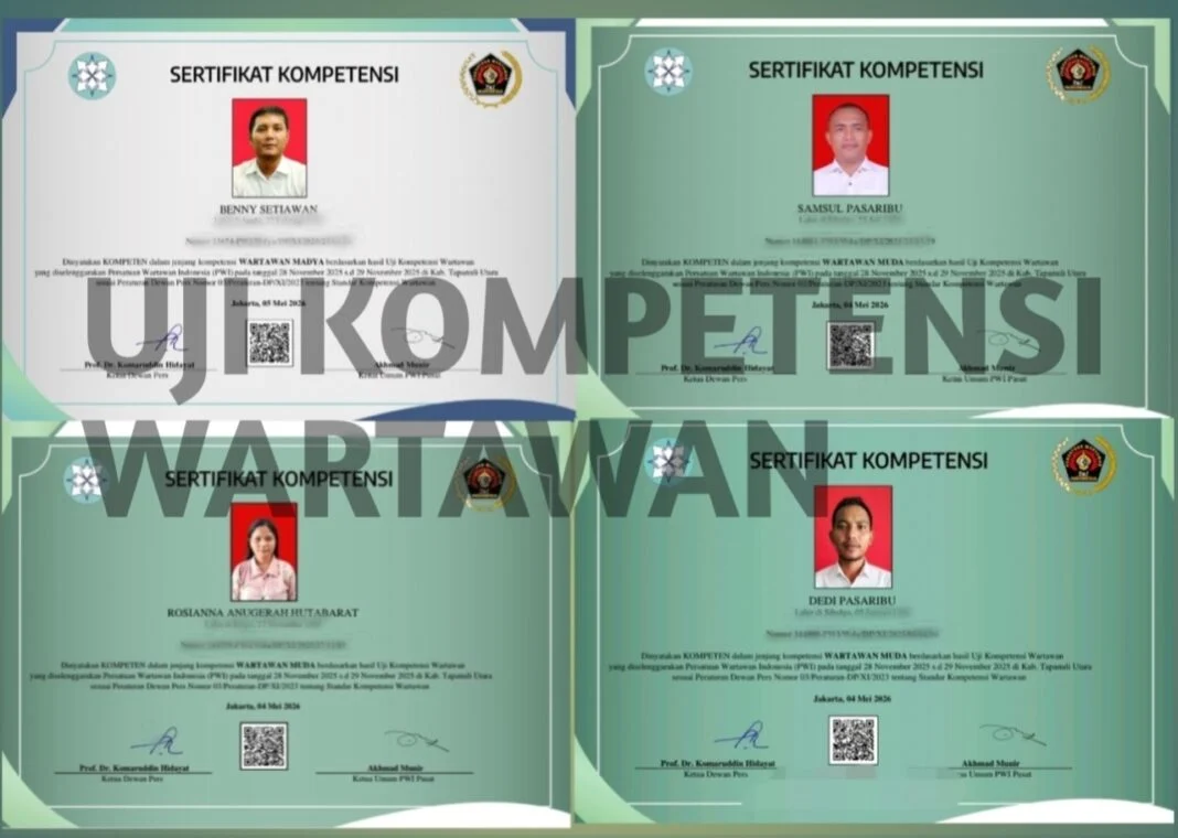 24 Wartawan Probolinggo Raih Sertifikat UKW, Jumlah Kompeten Nasional Capai 20.934