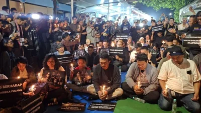 PWI Pasuruan Raya Gelar Doa Bersama untuk 5 Jurnalis yang Hilang Saat Liputan Erupsi Anak Krakatau, Kaji Day: Semoga Segera Ditemukan Selamat