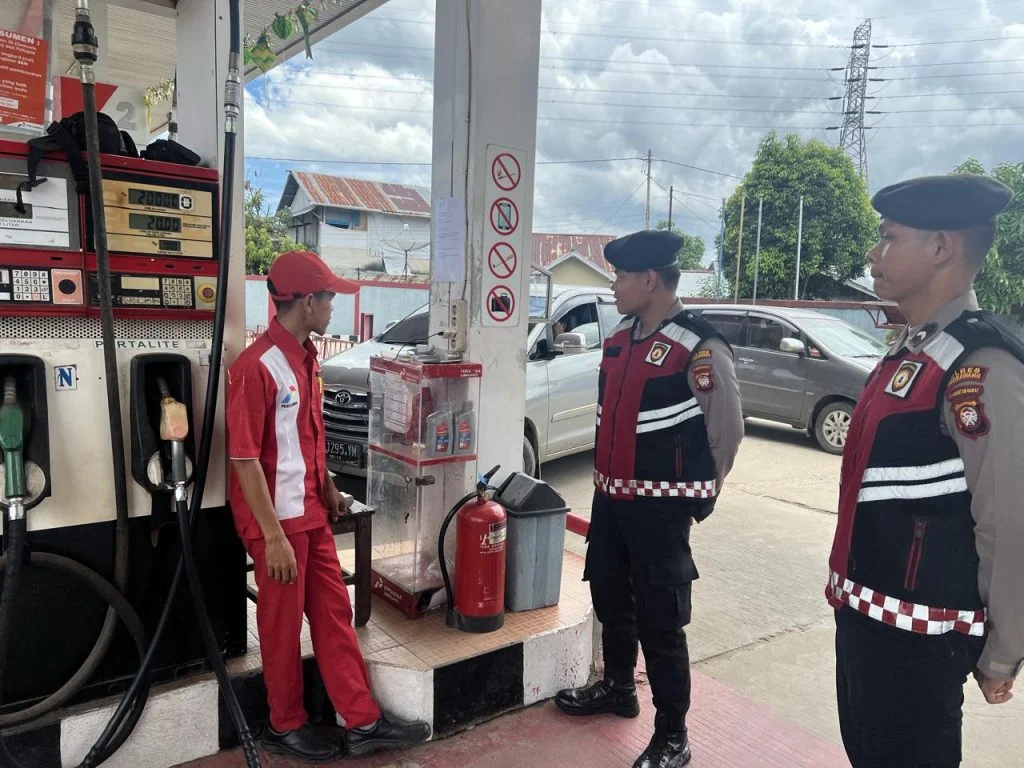 Aman, Kapolres Pantau 18 SPBU di Kota Pasuruan