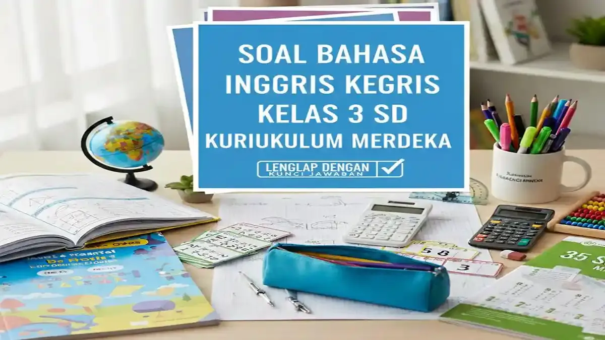 Bahasa Inggris Wajib di SD Kelas 3 dari 2027