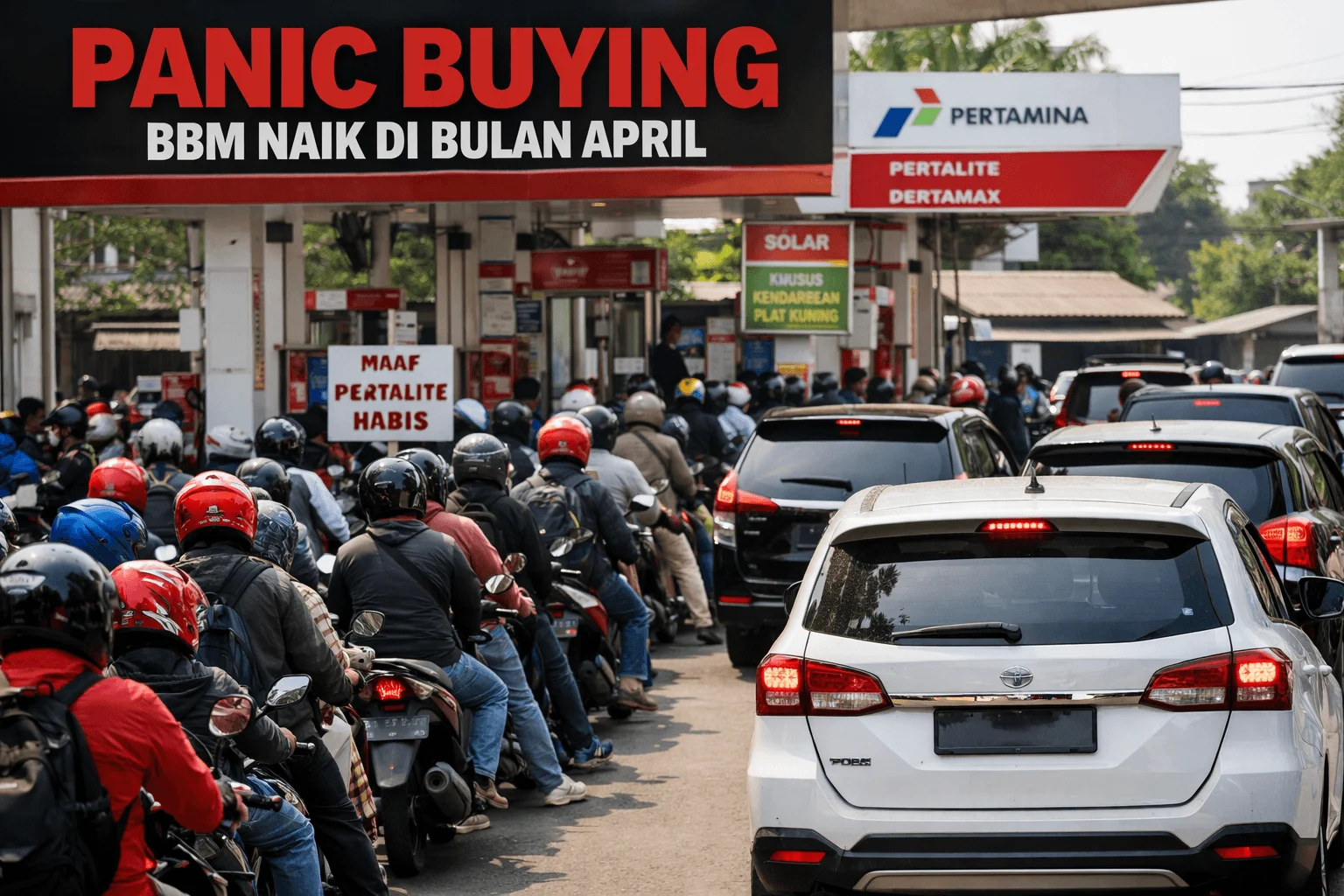 Gangguan Distribusi BBM di Jember: Antrean Panjang Masih Berlanjut, Bupati Minta Warga Tak Panic Buying