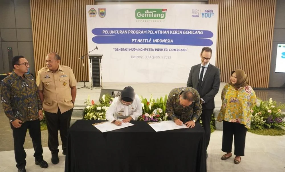GEMILANG Nestlé, Pemkab Pasuruan Raih 10 Lulusan Siap Kerja Industri