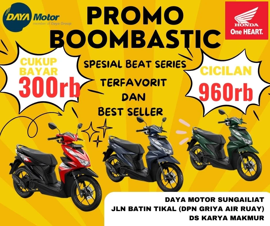 Honda BeAT Irit Raih Voucher BBM 300 Ribu