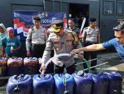 Polres Pasuruan Bor Air Bersih di Randugong, Warga Kejayan Bernapas Lega