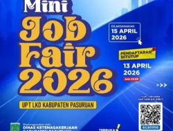 Job Fair 2026: Pemkot Pasuruan Gelar Bursa Kerja Taruh