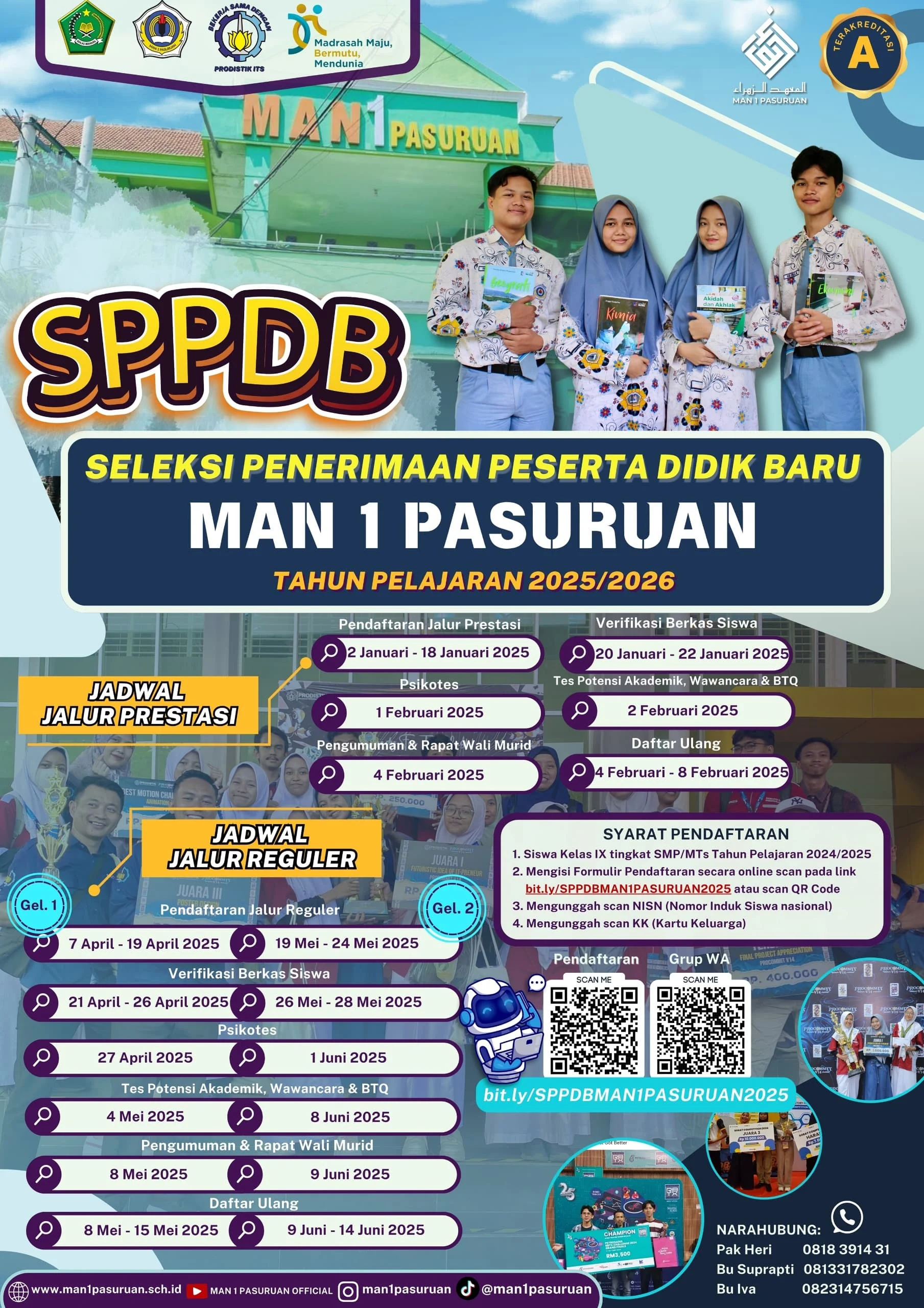 Kepala MAN 1 Pasuruan Apresiasi Polisi Jogo Sekolah