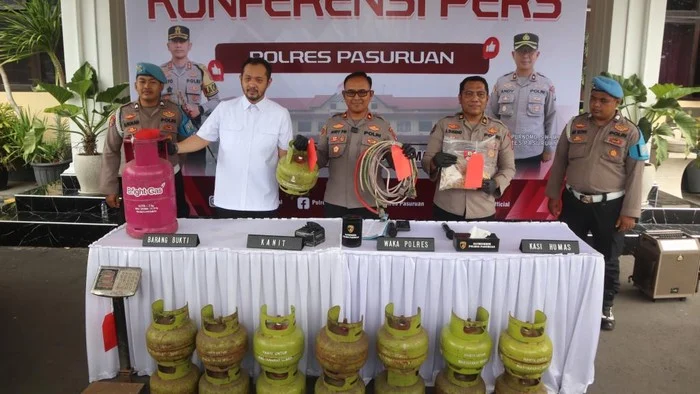 LPG Oplosan Pasuruan, 8 Tersangka Ditahan