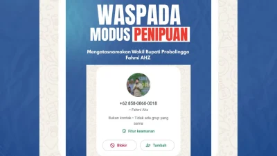 Penipuan Nomor WA Pura-Pura Ketua PWI Probolinggo Terungkap