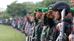 Polisi dan Militer Pasuruan Pererat Sinergi di HUT 81 TNI
