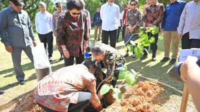 Prabowo Ulang Tahun ke-75, Gerindra Lumajang Tanam 500 Pohon