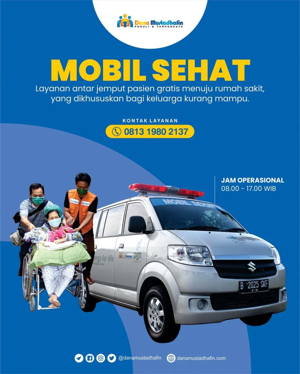 RSD Kalisat Jember Siagakan 8 Mobil Cinta Jemput Pasien Pulang Gratis