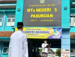 Santri MTsN 5 Pasuruan Peringati HSN 2026 dengan Nilai Cinta Tanah Air