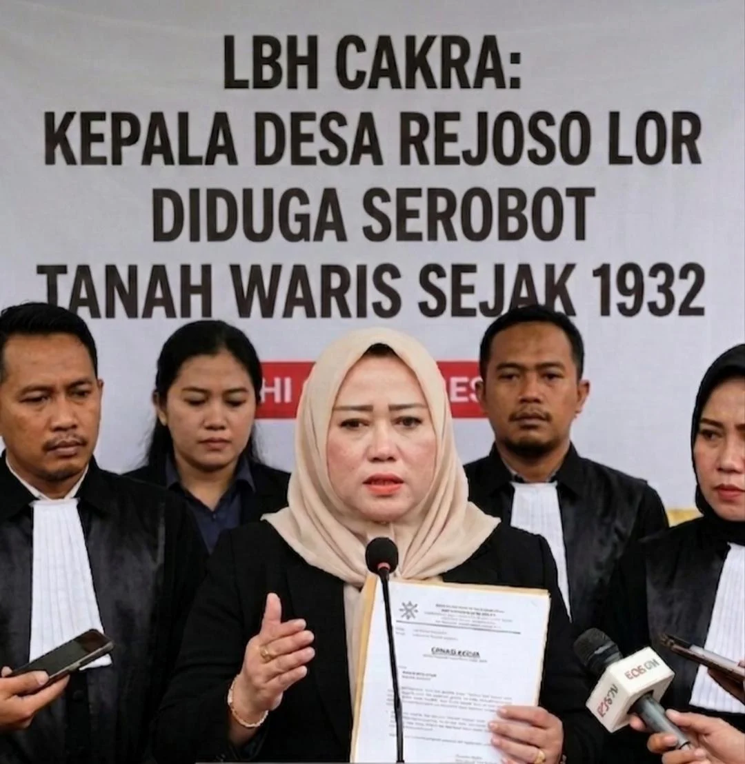Sengketa Tanah Rejoso Lor Memanas Kuasa Hukum Ancam Laporkan Dugaan Kongkalikong ke KPK