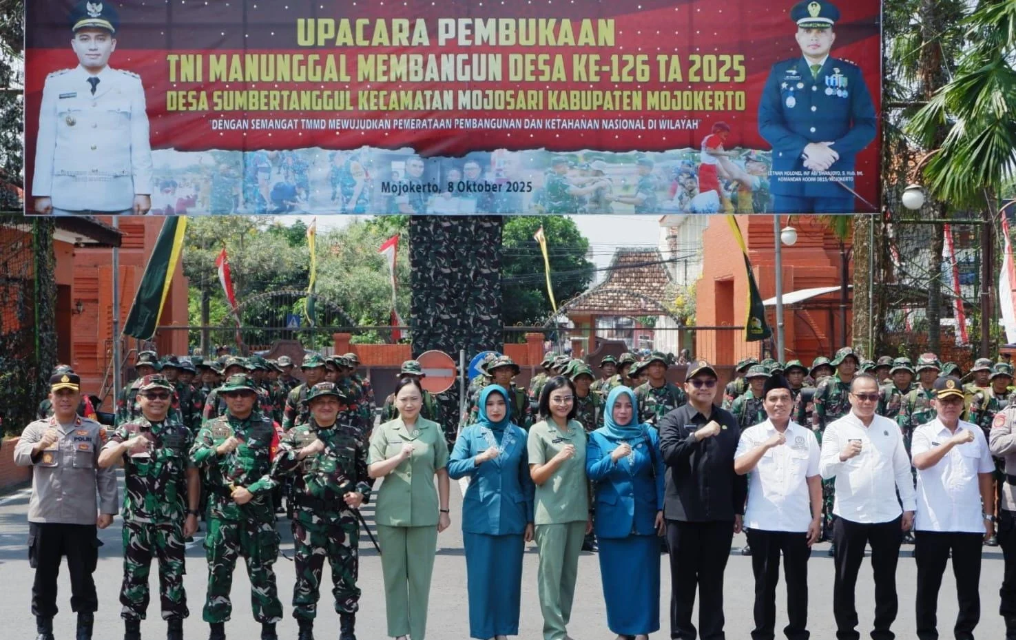 Sinergi TNI dan Pemkab, Penguat Pembangunan Mojokerto