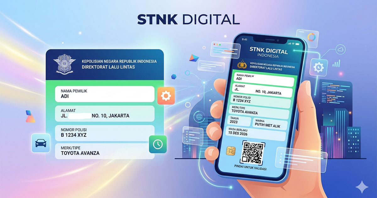 STNK Digital Resmi Diluncurkan Statusnya Setara STNK Fisik