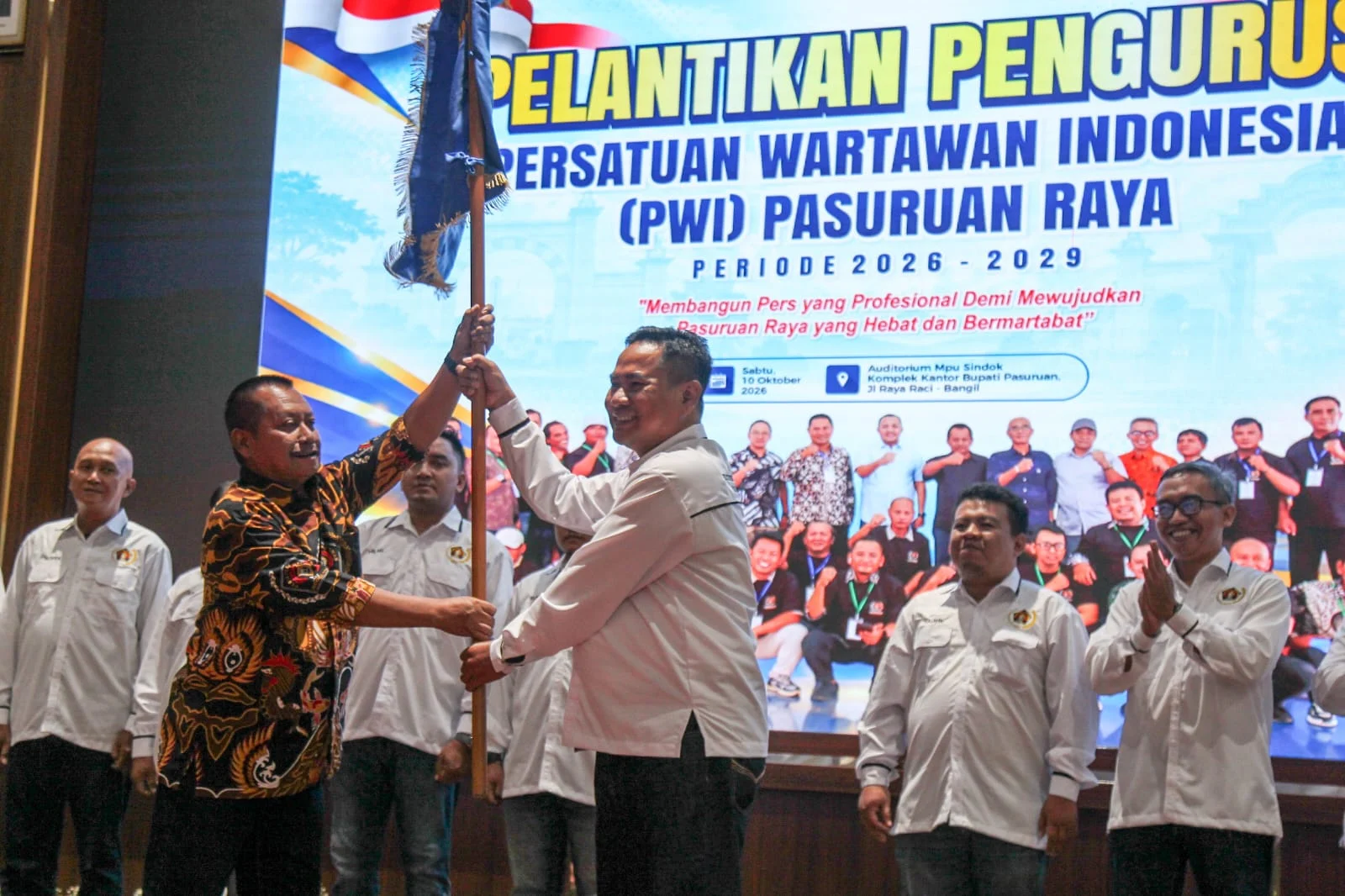 Susunan Pengurus PWI Pasuruan 2026-2029 Resmi Dilantik
